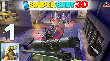 🆕 Sniper Shot 3D : Gun Shooting - Gameplay Walkthrough Part 1 New Game (iOS,Android) | Max Level