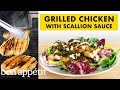 How To Make Grilled Chicken With Scallion Sauce | From The Home Kitchen | Bon Appétit