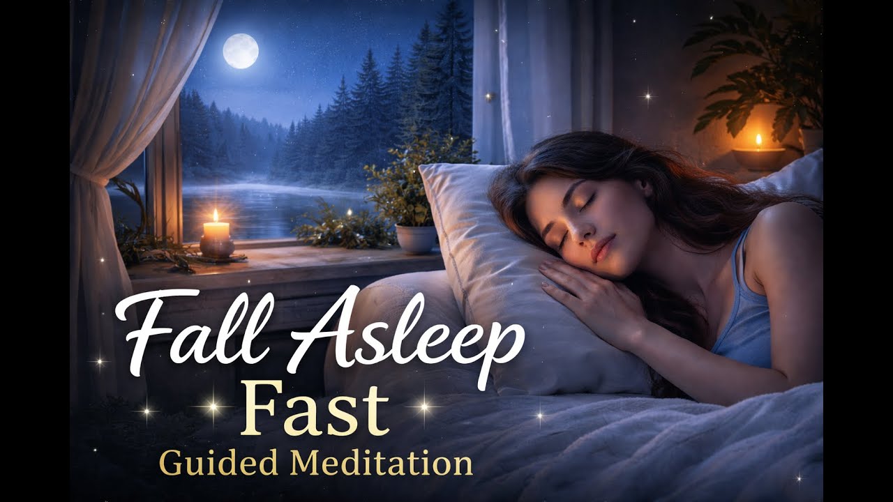 Fall Asleep in Minutes 🌙 | Deep Calm Guided Meditation for Sleep ...