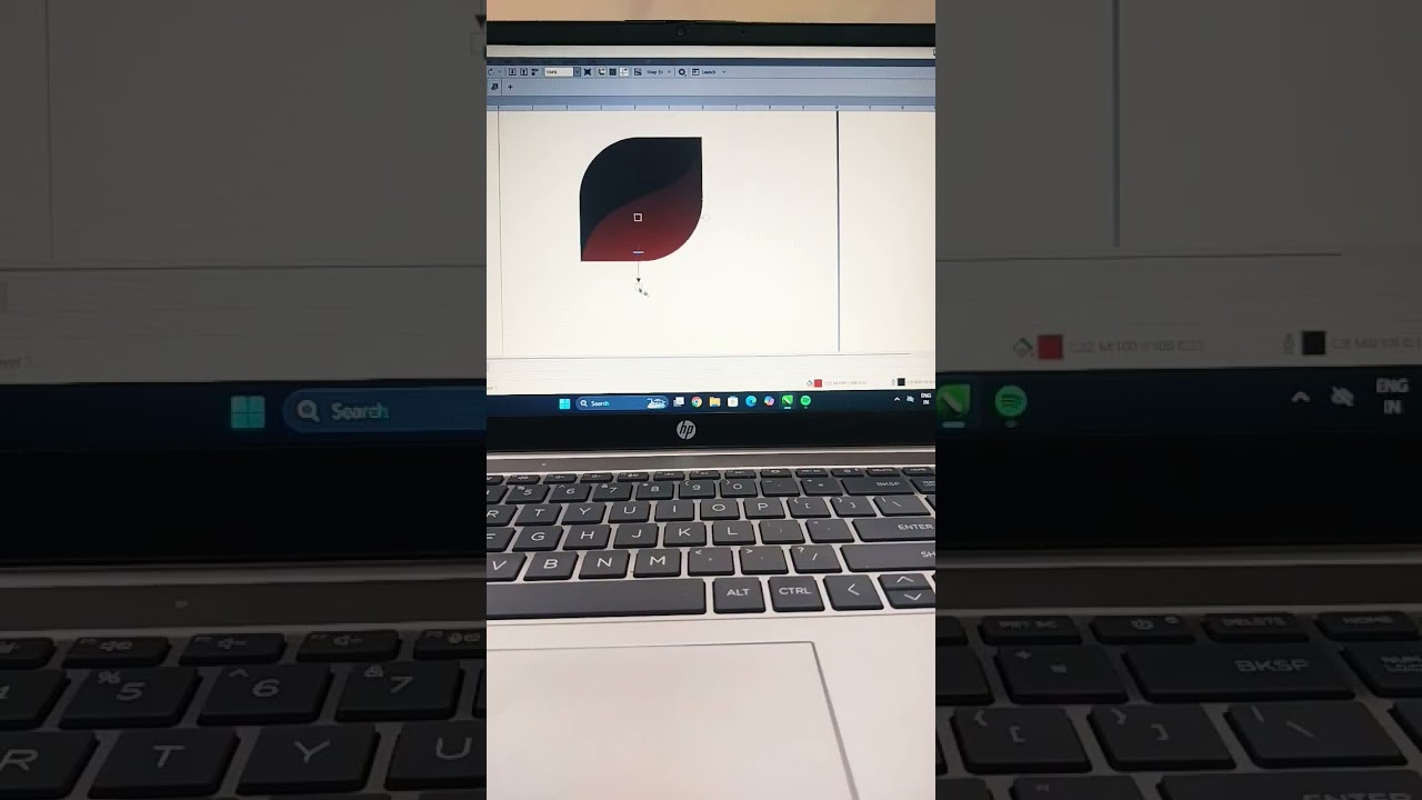 simple logo design in Coreldraw 🤍