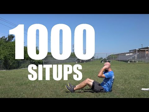 1000 SITUPS IN 1 HOUR   LIVE STREAM