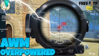 hoo! OVERPOWERED AWM HEADSHOTS IN free fire MAX #10