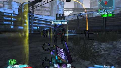 BORDERLANDS 2 :axton the grenadier vs hiperius [ grenades only]