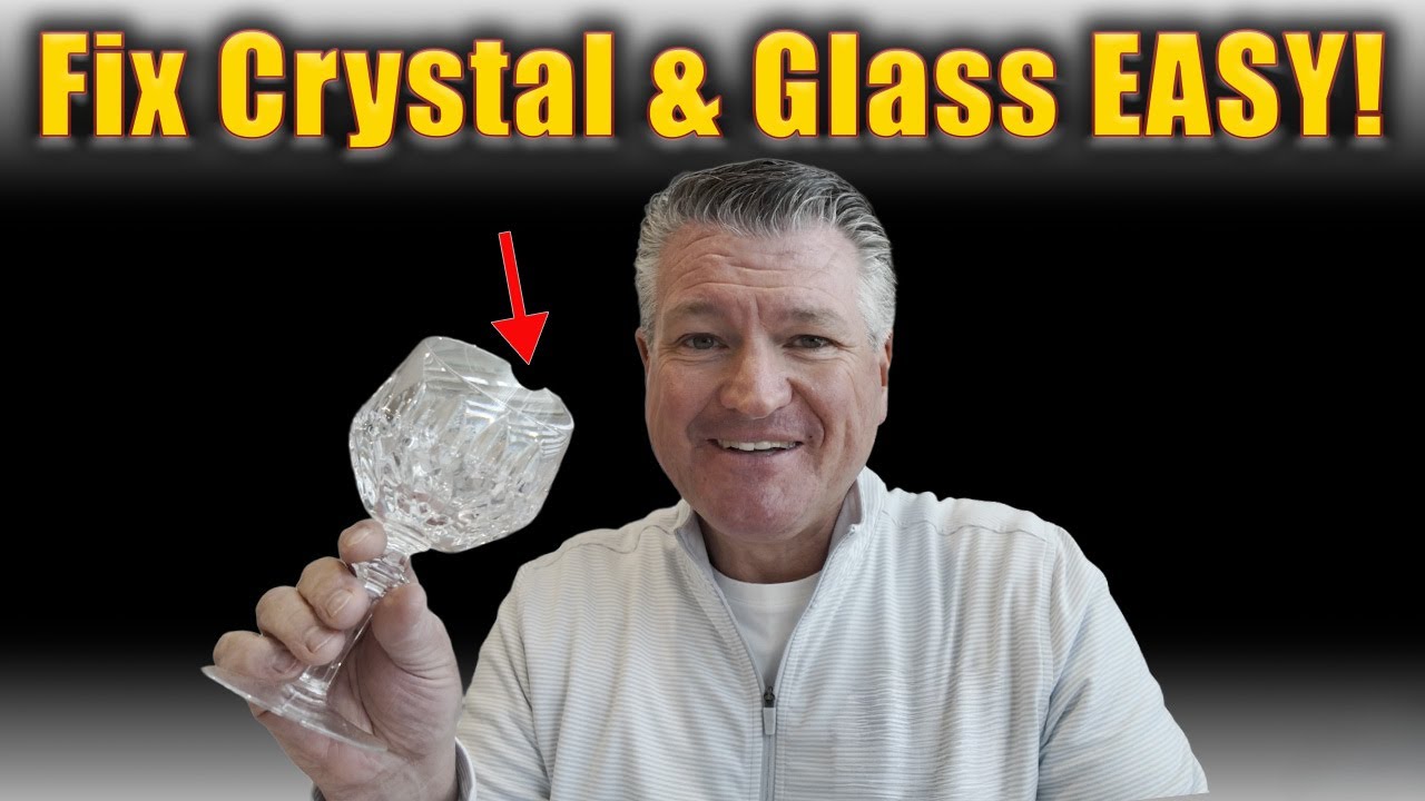 Super Easy Crystal & Glass Repair! Fix Broken Goblets - YouTube