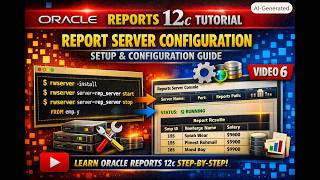 6. Oracle Reports 12c | Report Server Configuration | Setup & Configuration Guide