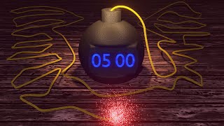 5 Minute Timer Bomb 💣  3D Timer
