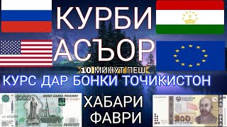 Курби Асъор имруз💸 курс баланд шид 29.Январи.2024 СРОЧНО! ДОЛЛАР,ЕВРО,РУБЛИ,СОМОНИ курби асъор