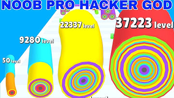 NOOB VS PRO VS HACKER VS GOD   of Layer Runner! @playgame24dia