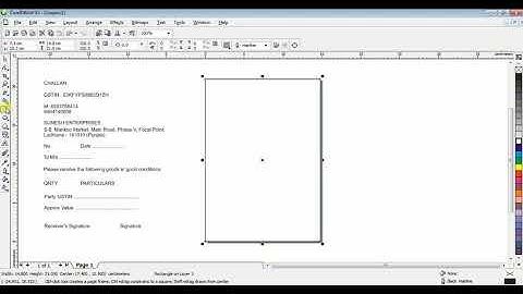 How Create a Challan Book In Coreldraw (Challan Format/Challan Design/ Delivery Receipt, Challan)