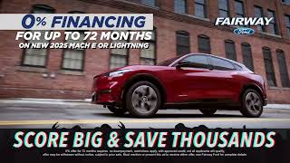 ZERO% Financing on Ford EVs at Fairway!