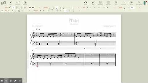 Simple Noteflight piano tutorial