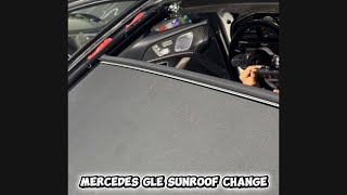 Mercedes GLE Sunroof change & New Fix #german #automobile #carsafetyfeature