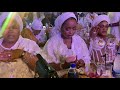 Former alaafin of oyo queen ola and friends at sheikh almukhtar annual moulud nobbiy celebration