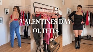 12 VALENTINES DAY OUTFITS ❤️ | red, pink, tan, and black outfit ideas for valentines day