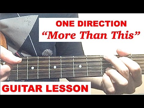 MORE THAN THIS - Acoustic Lesson Acoustic Lesson