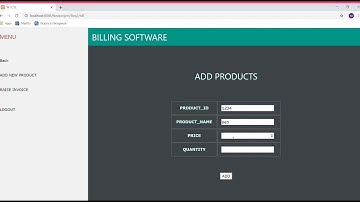 Project 2 (Supermarket billing software)