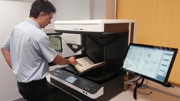 Bookeye 4 V2 Semiautomatic scanning n V-shaped mode