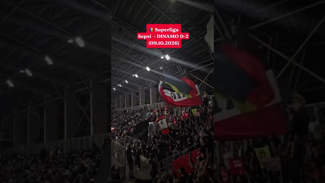 🔴⚪️ Peluza Cătălin Hîldan  - E mai presus să ți steagul sus | Sepsi - DINAMO 0-2 | 09.10.2026
