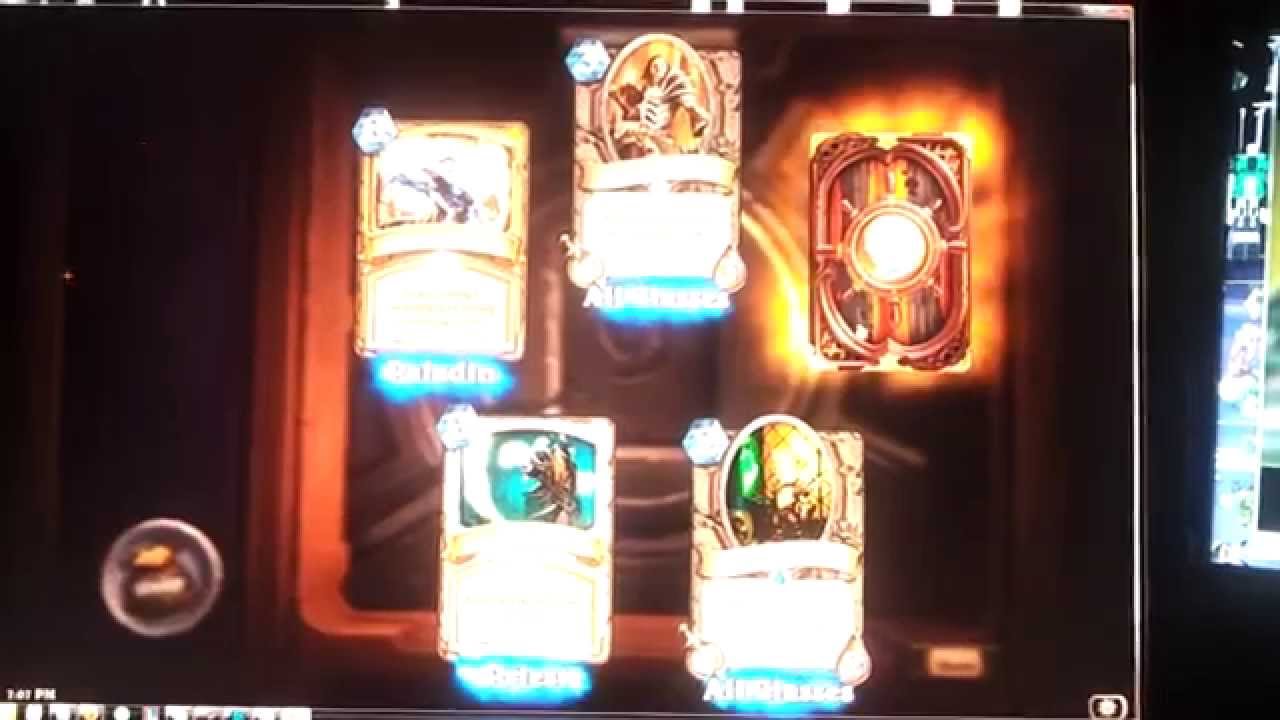 Hearthstone Pack opening Golden legendary, Epic and Rare