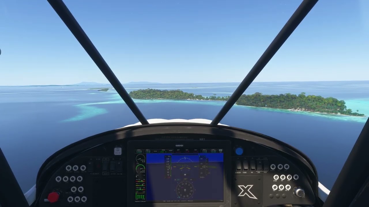 Cub Crafters Cub NX, Solomon Island, AGGN Gizo Airport MSFS 2024
