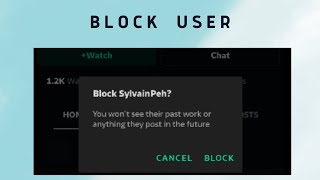 How To Block Users On Deviantart Block People On Deviantart