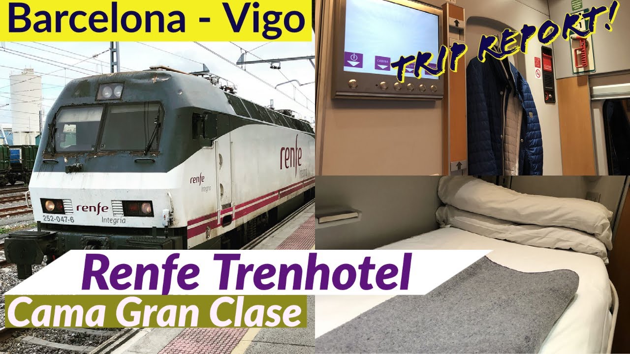 A hotel on rails! Renfe's Trenhotel from Barcelona to Vigo | Cama Gran Clase