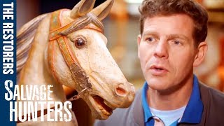 Amazing Restoration Of An Antique Carousel Horse | Salvage Hunters: The Restorers