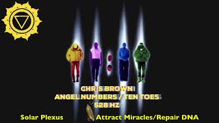 Chris Brown - Angel Numbers \/ Ten Toes - 528 Hz [ Solar Plexus Chakra - Repair DNA 🧬 ] 🔥