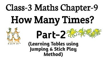 How many Times (Part-2) Class-3 Maths Chapter-9 || ncert Class 3 Maths Chapter 9