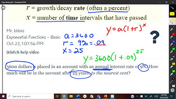 Exponential Functions   Basic