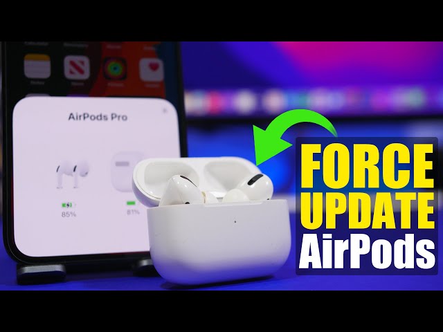 How To FORCE Update AirPods /PRO/MAX Firmware ! class=