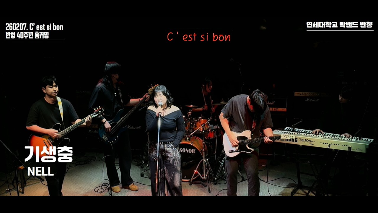 [4K] 기생충 (Cover NELL) - 연세대학교 락밴드 반향