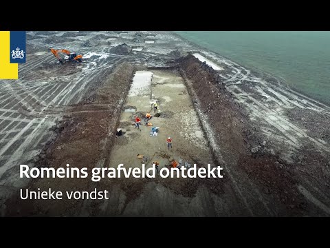 Unieke vondst: compleet Romeins grafveld ontdekt | Rijkswaterstaat