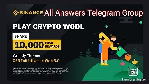 Binance Crypto Wodl Find Correct Answer//Theme:CSR 3,4,5,6,7,8 All Answers#binance#wodl#crypto