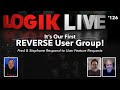 Logik live 126 its our first reverse user group