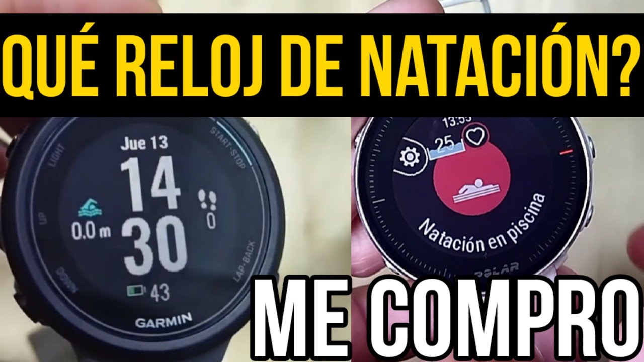 👌¿Qué reloj es bueno para natación? 