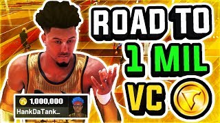 ROAD TO 1 MILLION VC w/ BEST PLAYSHARP IN NBA 2K19 AT THE STAGE