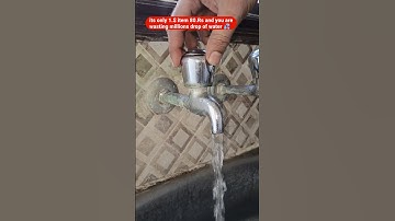 how to stop water leakage from tap #plumbing #plumber #shorts #youtubeshorts