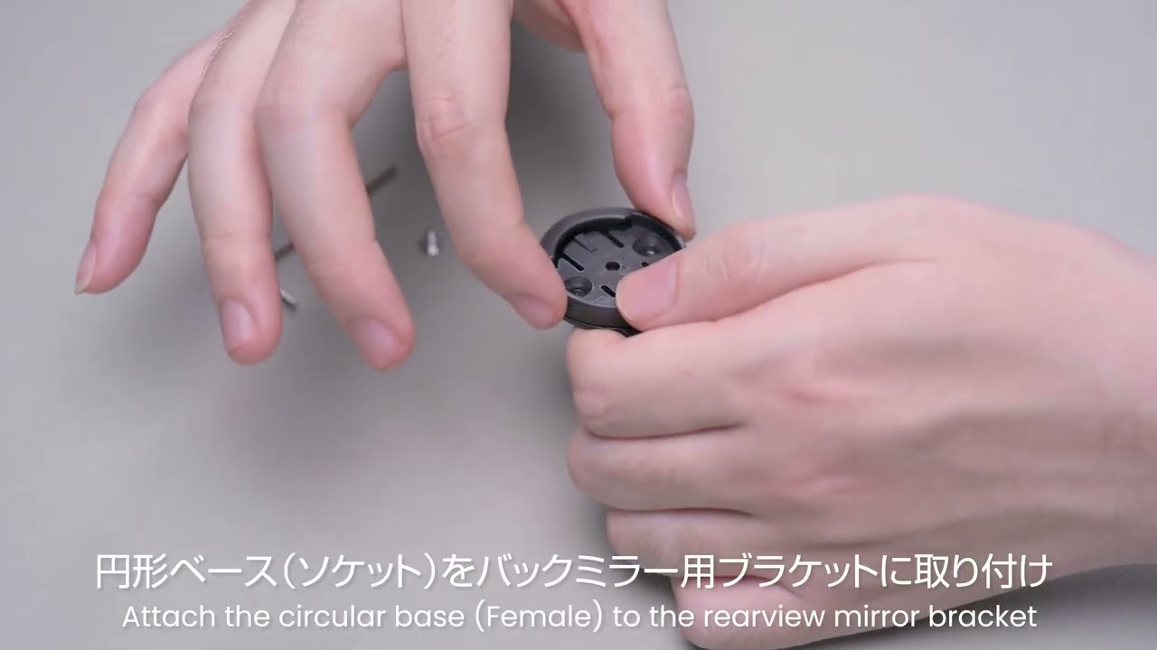 AKY-730pro/710シリーズ バイクミラー用取り付けマウント