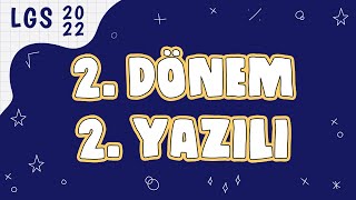 8.Sınıf Matematik 2.Dönem 2.Yazılı | 100 Aldıran Sınav Soruları