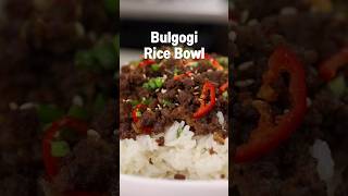 Ground Beef BULGOGI Rice Bowl in 15 Minutes! image