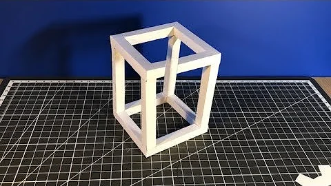 Making the IMPOSSIBLE CUBE out of paper