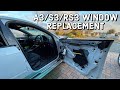 HOW TO REPLACE AUDI A3/S3/RS3 8P WINDOW