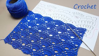 👍100% ХИТ! СУПЕР УЗОР крючком вязание для начинающих CХЕМА УЗОРА  EASY Pattern Crochet for beginners