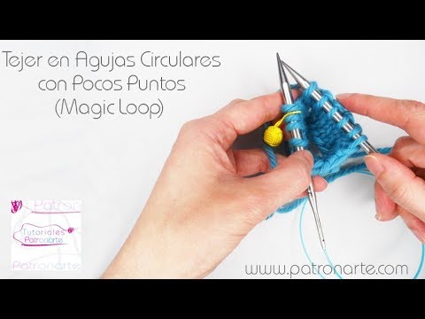 Coopay Agujas de tejer circulares de 6 mm y 40 cm, cortas, agujas