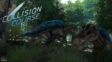 Collision Course TWO SPINOS?! New Update!/Version 0.09 Gameplay
