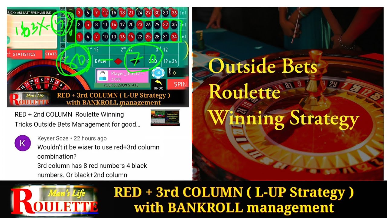 Red and 3rd Column Roulette Winning Tricks Bankroll Management Online ...