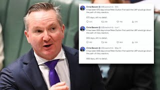 Chris Bowen tweeting about Peter Dutton like a ‘petulant teenager’