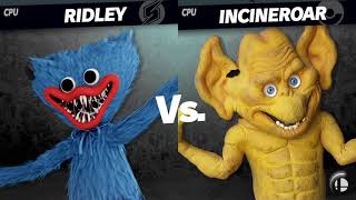Super Smash Bros Ultimate Huggy Wuggy Vs Freddy Freaker
