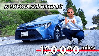TOYOTA Corolla Hybrid with 100,000 miles || Maintenance and Repair cost